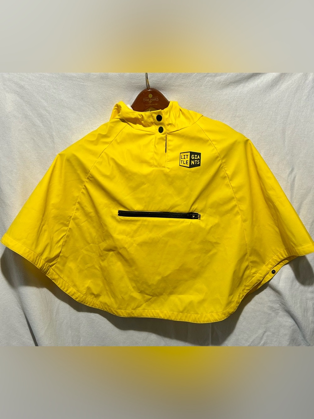 Little Giants “Sunny Days” Rain Poncho, Yellow, Kids Size 8